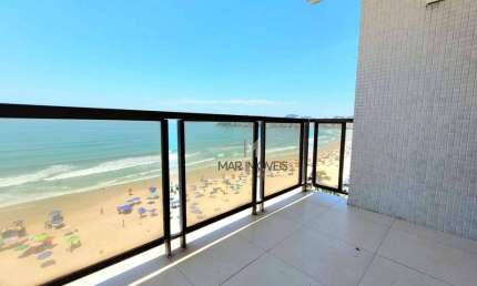 Apartamento com 3 dormitórios à venda, 190 m² Frente Total para o Mar - Pitangueiras - Guarujá/SP