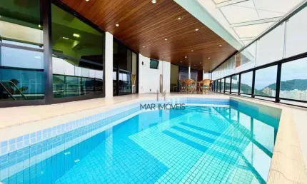 Apartamento com 3 dormitórios à venda, 355 m² por r$ 5.000.000 - jardim astúrias - guarujá/sp