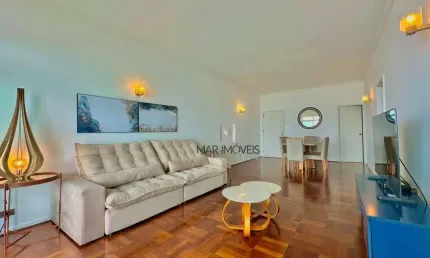 Apartamento com 2 dormitórios à venda, 150 m² por r$ 1.200.000,00 - pitangueiras - guarujá/sp
