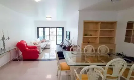 Apartamento com 3 dormitórios para alugar, 165 m²- Praia das Pitangueiras - Guarujá/SP