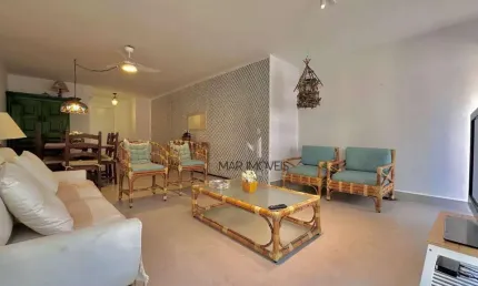 Apartamento com 3 dormitórios à venda, 140 m² por R$ 735.000,00 - Pitangueiras - Guarujá/SP