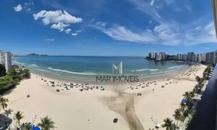 Apartamento com 3 dormitórios à venda, 200 m² por r$ 3.000.000 - astúrias - guarujá/sp
