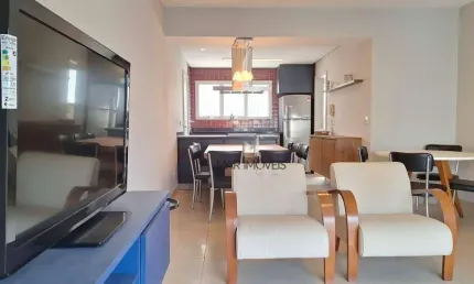 Apartamento Praia das Pitangueiras, com 03 dormitórios, duas vagas