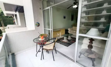 Apartamento, 125 m² - venda por r$ 660.000,00 ou aluguel por r$ 5.500,02/mês - pitangueiras - guarujá/sp