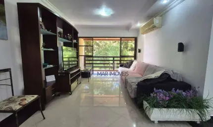 Apartamento com 3 dormitórios à venda, 130 m² por r$ 700.000,00 - pitangueiras - guarujá/sp