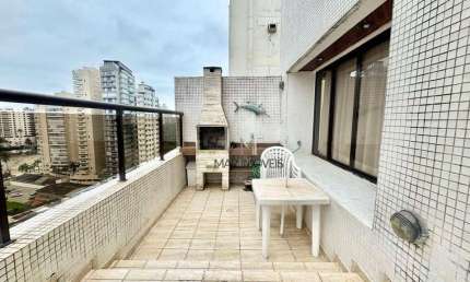 Cobertura com 3 dormitórios à venda, 220 m² por R$ 1.000.000 - Astúrias - Guarujá/SP