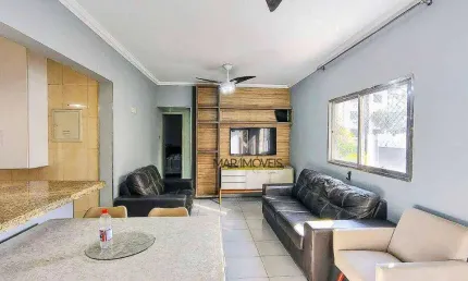 Apartamento com 2 dormitórios à venda, 103 m² - balneário cidade atlântica - guarujá/sp
