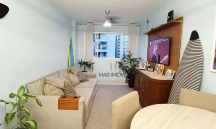 Apartamento com 2 dormitórios para alugar, 87 m² - Centro - Guarujá/SP