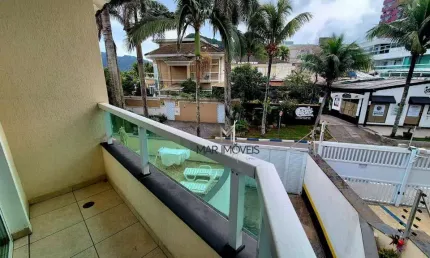 Apartamento com 1 dormitório, 45 m² - venda por r$ 590.000,00 ou aluguel por r$ 4.500,01/mês - tombo - guarujá/sp