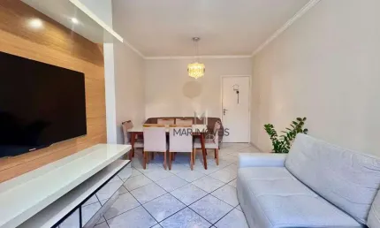 Apartamento com 3 dormitórios à venda, 85 m² por r$ 277.000,00 - enseada - guarujá/sp