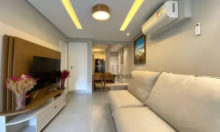 Apartamento com 2 dormitórios à venda, 70 m² por R$ 585.000,00 - Pitangueiras - Guarujá/SP