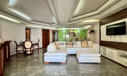Apartamento com 4 dormitórios, 190 m² - venda por R$ 950.000 ou aluguel por R$ 8.000/mês - Pitangueiras - Guarujá/SP