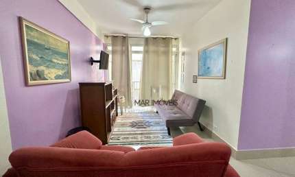 Apartamento para locação anual na Praia das Astúrias/ Mar imóveis Prime.