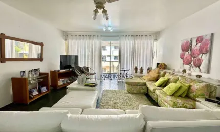 Apartamento á venda na praia da enseada/mar imóveis prime.