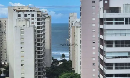 Apartamento com 3 dormitórios à venda, 125 m² por r$ 700.000 - pitangueiras - guarujá/sp