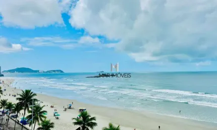 Apartamento com 3 dormitórios à venda, 110 m² por r$ 697.000,00 - pitangueiras - guarujá/sp