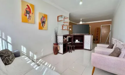 Apartamento com 3 dormitórios à venda, 130 m² por r$ 636.000,00 - pitangueiras - guarujá/sp