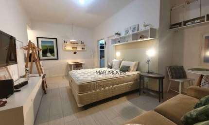 Kitnet à venda na prai das Pitangueiras em Guarujá - Mar Imóveis Prime
