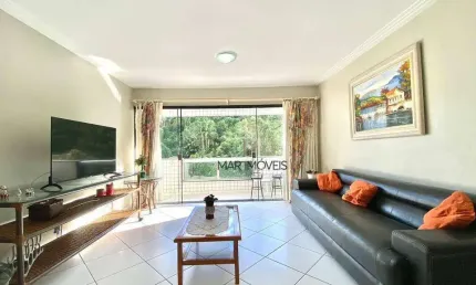 Apartamento com 2 dormitórios para alugar, 100 m² por r$ 5.000,02/mês - pitangueiras - guarujá/sp