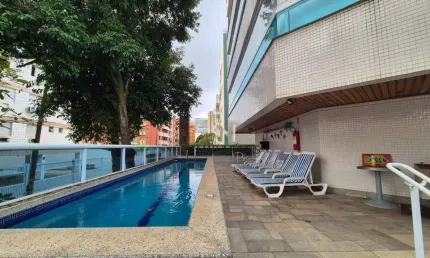 Apartamento com 3 dormitórios à venda, 110 m² por R$ 900.000 - Tombo - Guarujá/SP