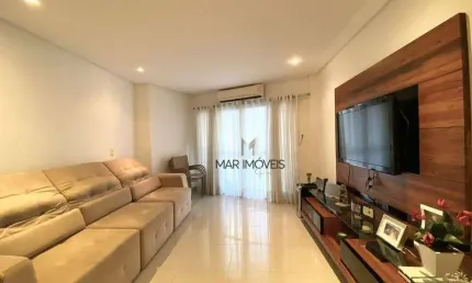 Apartamento com 4 dormitórios à venda, 160 m² por r$ 850.000,00 - pitangueiras - guarujá/sp