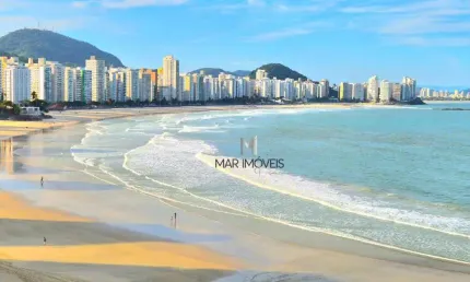 Apartamento com 3 dormitórios para alugar, 98 m² por R$ 6.500,00/mês - Praia das Astúrias - Guarujá/SP