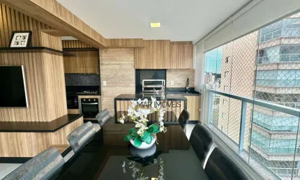 Apartamento á venda na praia da enseada/mar imóveis prime