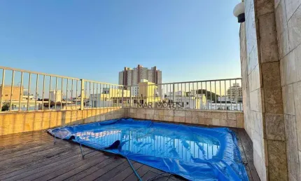 Cobertura com 4 dormitórios à venda, 260 m² por r$ 875.000 - enseada - guarujá/sp