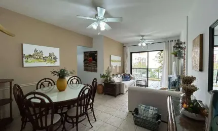 Apartamento com 2 dormitórios à venda, 80 m² por r$ 380.000,00 - enseada - guarujá/sp