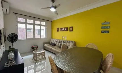 Apartamento com 2 dormitórios à venda, 78 m² por r$ 325.000,00 - enseada - guarujá/sp
