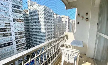 Apartamento com 2 dormitórios à venda, 110 m² por r$ 419.000,00 - pitangueiras - guarujá/sp