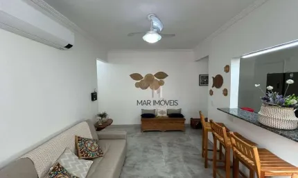 Apartamento com 1 dormitório à venda, 50 m² por r$ 270.000,00 - enseada - guarujá/sp