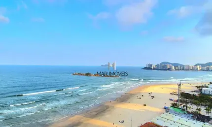 Apartamento frente mar da praia das pitangueiras no guarujá!