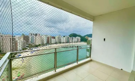 Apartamento com 2 dormitórios, 100 m² - venda por r$ 850.000,00 ou aluguel por r$ 6.500,00/mês - praia das astúrias - guarujá/sp