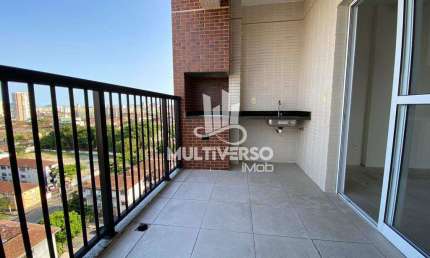 Comprar apartamento duplex em Santos, 3 quartos, varanda com churrasqueira.