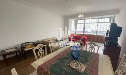 Apartamento de 2 dormitórios com vista mar à venda em santos-sp