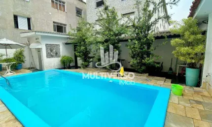 Casa à venda, 3 quartos no bairro Gonzaga em Santos