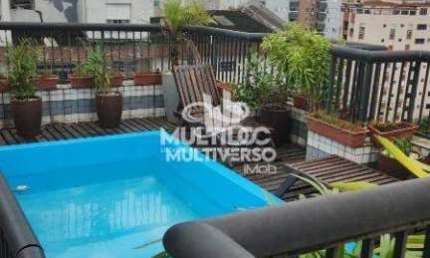 Cobertura para aluguel, 5 quartos no bairro Embaré em Santos