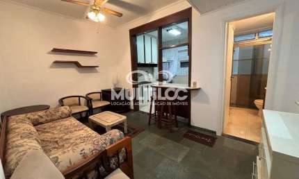 Apartamento para aluguel, 1 quarto no bairro Gonzaga em Santos