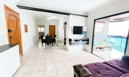 Apartamento com 3 dormitórios à venda, 116 m² por R$ 500.000,00 - Vila Caiçara - Praia Grande/SP