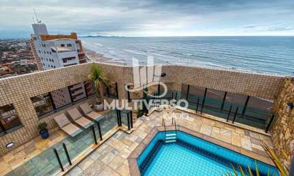 Cobertura com 3 dormitórios à venda, 283 m² por R$ 2.500.000,00 - Balneário Flórida - Praia Grande/SP