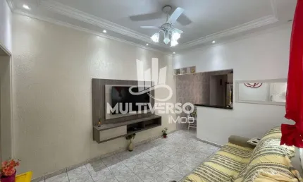 Casa 2 dormitórios com 2 vagas de garagem e espaço gourmet á venda no Maracanã em Praia Grande