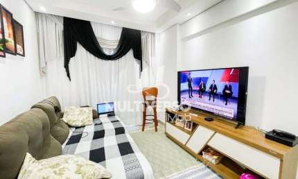 Apartamento com 3 dormitórios à venda, 87 m² por R$ 600.000,00 - Vila Assunção - Praia Grande/SP