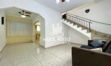 Casa com 2 quartos à venda no Macuco, Santos 