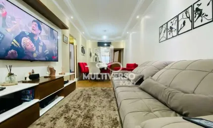 Apartamento incrível 3 dormitórios com 105m² no bairro da Pompéia em Santos