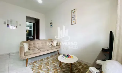 Apartamento frente praia 1 dormitório na praia do Gonzaguinha em São Vicente