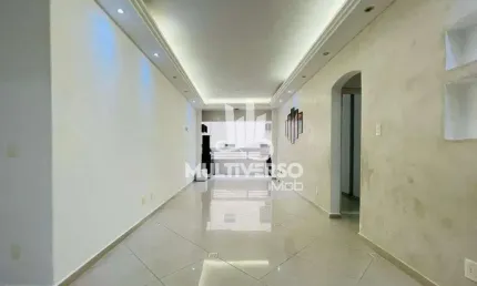 Apartamento 2 dormitórios com dependência, no gonzaga - santos /sp - r$ 749.000,00