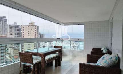 Apartamento com 3 dormitórios à venda, 110 m² por R$ 700.000,00 - Caiçara - Praia Grande/SP