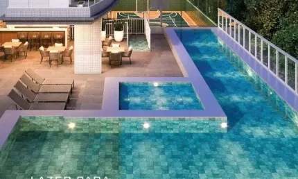 Apartamento à venda, 3 quartos no bairro Boqueirão em Santos
