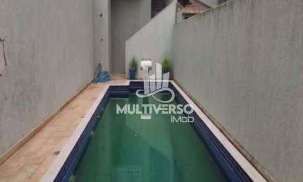 Sobreposta alta com piscina e churrasqueira, Macuco - Santos